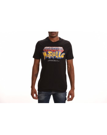 FRANKIE MORELLO - T-Shirt in Cotone con Logo Pokemon  - Nero