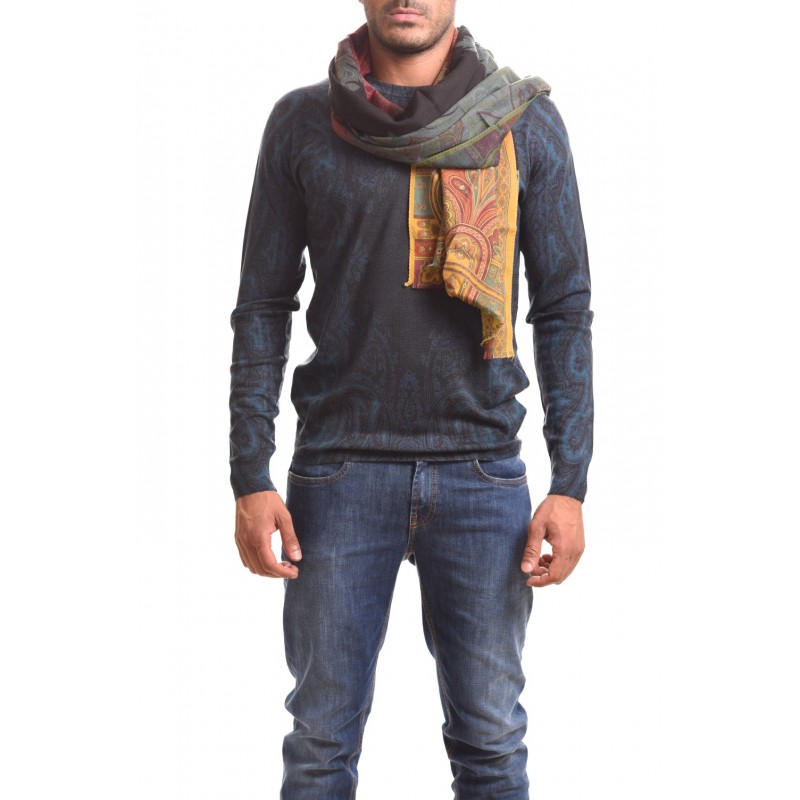 ETRO - DELHY scarf in cashmere and silk - Multicolour