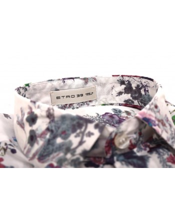 ETRO - Cotton shirt with floral print - Multicolour