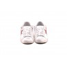 2 STAR - Chapped leather sneakers - White/Silver/Pink
