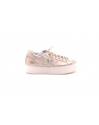 2 STAR - Leather sneakers - Bronz