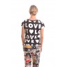 LOVE MOSCHINO - LOVE cotton t-shirt - Black
