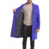ETRO - SEMITRADIZIONALE coat in mohair - Blue