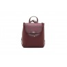 POLO RALPH LAUREN - Leather Backpack with Drawstring - Bordeaux Field Brown