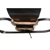 TOD'S - Leather Flat Shoulder Bag - Cappuccino/Black