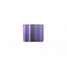 GALLO - Leather card holder with pocket - Purple