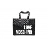 LOVE MOSCHINO - Shopping bag in quilted leather - Black