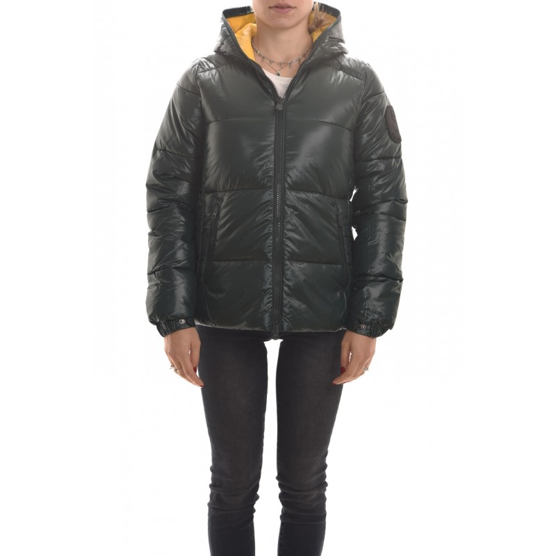 SAVE THE DUCK - Quilted jacket with hood - Alpine Green