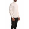 FAY - High neck sweater in wool - White