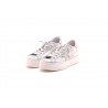 2 STAR - LOW SILVVER Leather sneakers - Silver