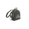 LOVE MOSCHINO - Quilted ecoleather backpack - Black/White