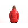 INVICTA - Quilted jacket without hood - Red/Ecru