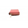 LOVE MOSCHINO - Leather wallet with studs - Red