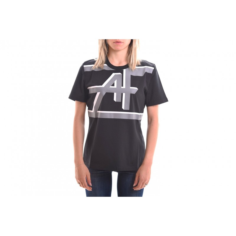 ALBERTA FERRETTI - T-Shirt con Monogramma - Nero