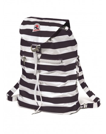 INVICTA -  MINISAC Striped backpack - Black