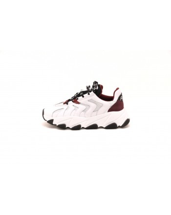ASH - EXTREME sneakers in leather - White/Bordeaux
