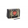 LOVE MOSCHINO - Ecoleather bag with HEART - Black