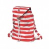 INVICTA -  MINISAC Striped backpack - Red