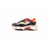 ASH - ATOMIC Sneakers in leather - Black/Yellow/Red