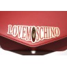 LOVE MOSCHINO - Ecoleather Bag with Logo- Red