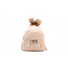 LOVE MOSCHINO - Backpack with embossed Logo print - Ivory